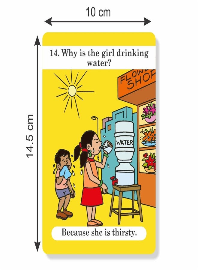Brainy Bug Resources 90 Flashcards with App-Enabled Audio Feature | Answer Why, Ask Questions, Speak in Sentences | Audio in Hindi, English, Punjabi, Tamil, Kannada, Telugu | Spoken English - Image 3
